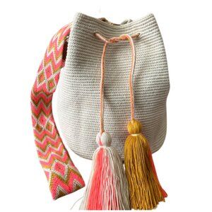 Original Colombian Wayuu Mochila Bucket Bag